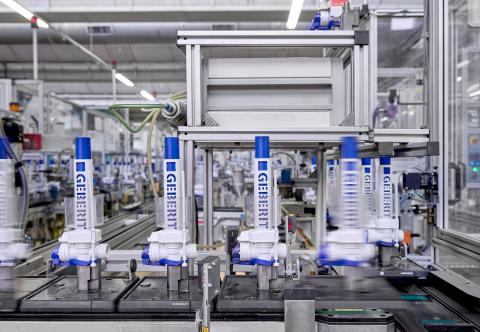 Geberit stellt wichtige Weichen